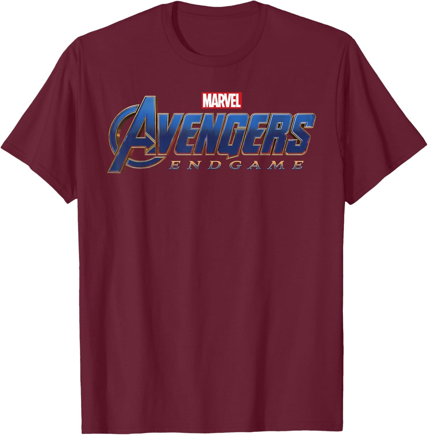 Marvel Avengers Endgame Movie Logo Graphic T-Shirt - T-Shirt | Maroon