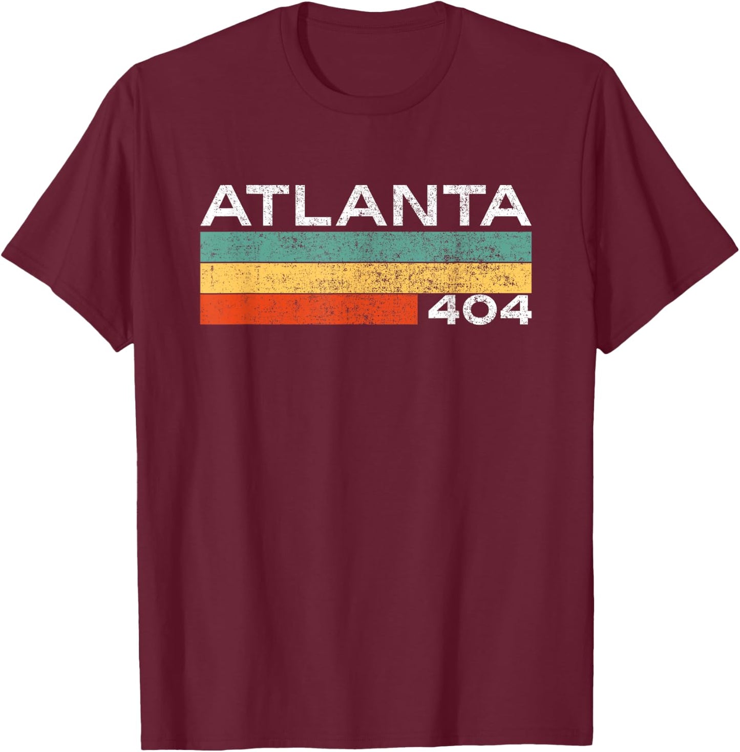 Atlanta 404 T-Shirt - T-Shirt | Maroon