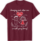 Annoying Each Other Since 1983 42nd Wedding Anniversary T-Shirt - T-Shirt | Maroon