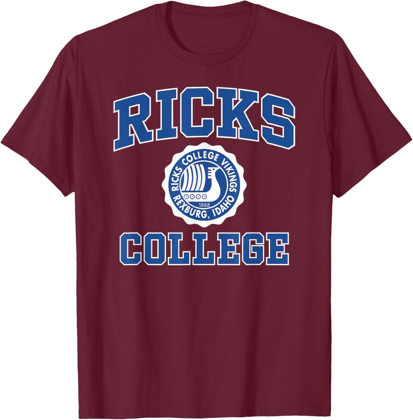 Ricks College Seal T-Shirt - T-Shirt | Maroon