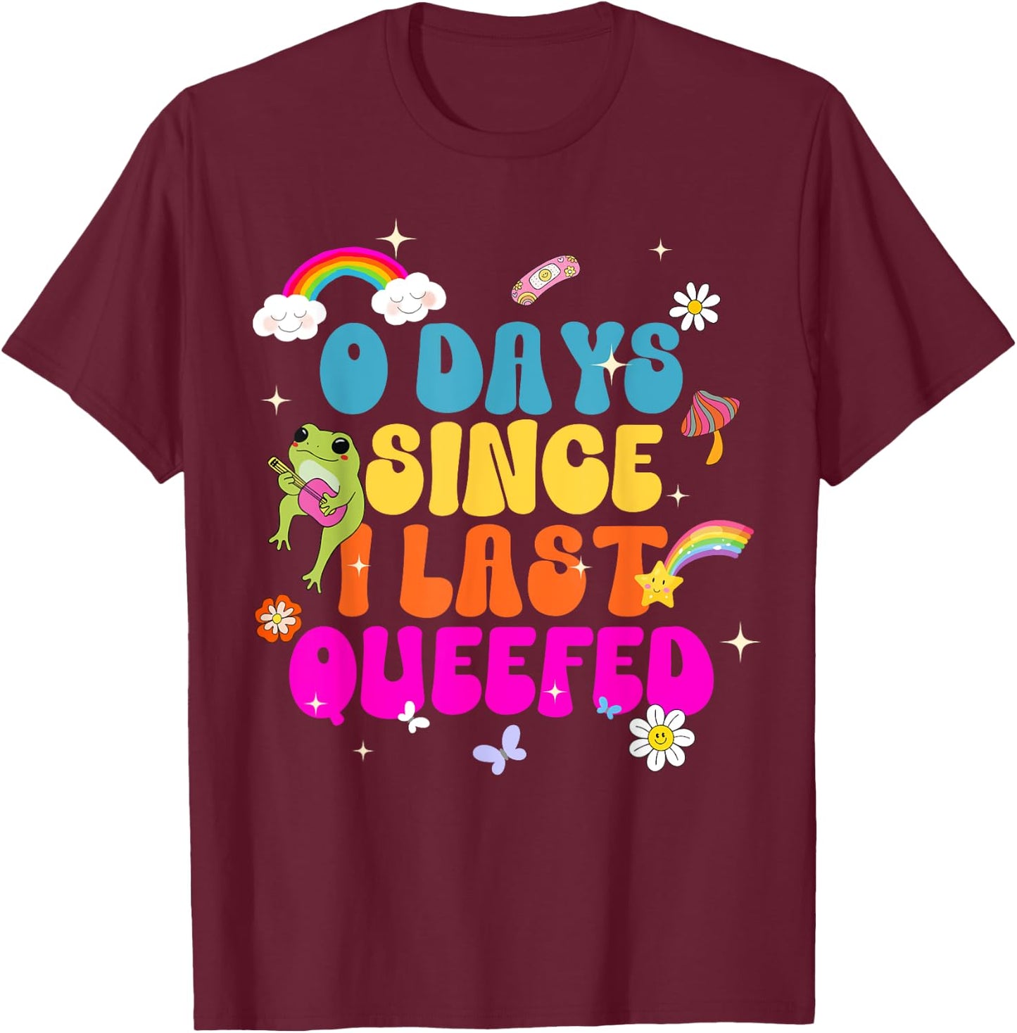 Men Women Queefing Queef Meme Funny Embarrassing Adult Humor T-Shirt - T-Shirt | Maroon