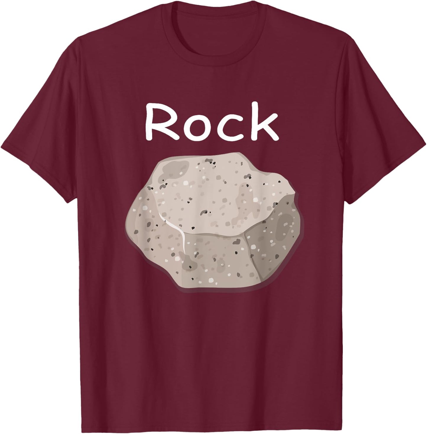 Rock Paper Scissors Matching Halloween Costumes T-Shirt - T-Shirt | Maroon