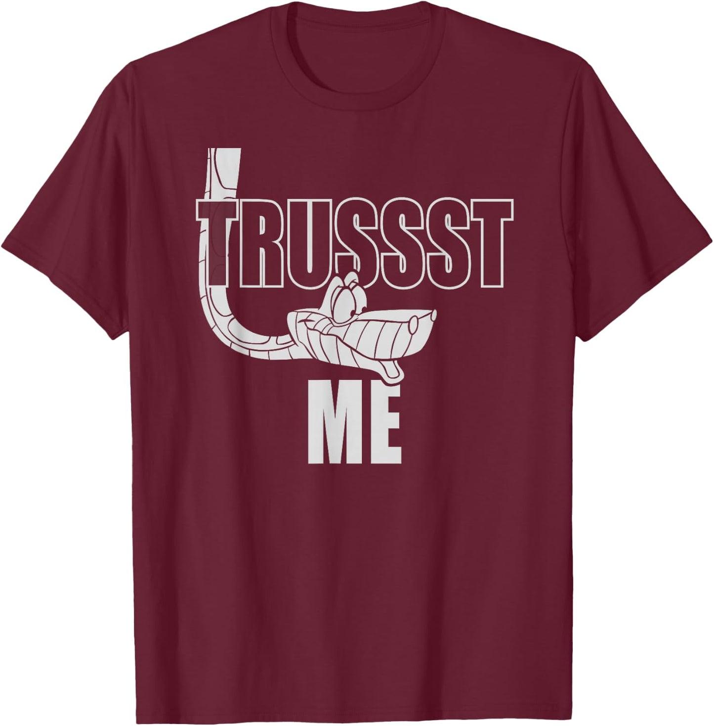 Disney - Jungle Book Kaa Trust Issues T-Shirt - T-Shirt | Maroon