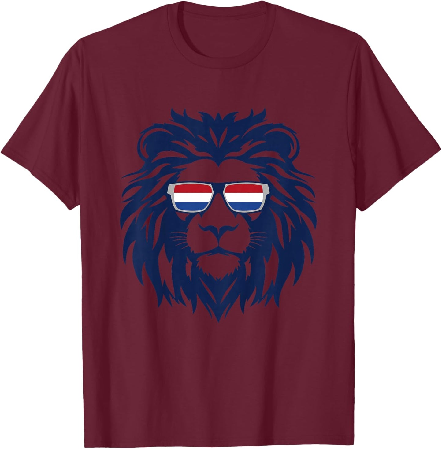 Nederland Lion, Netherlands Flag. Kids Holland Dutch, Orange T-Shirt - T-Shirt | Maroon