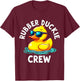 Rubber Duckie Crew T-Shirt - T-Shirt | Maroon