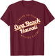 Retro Athletic Ewa Beach HI Apparel T-Shirt - T-Shirt | Maroon