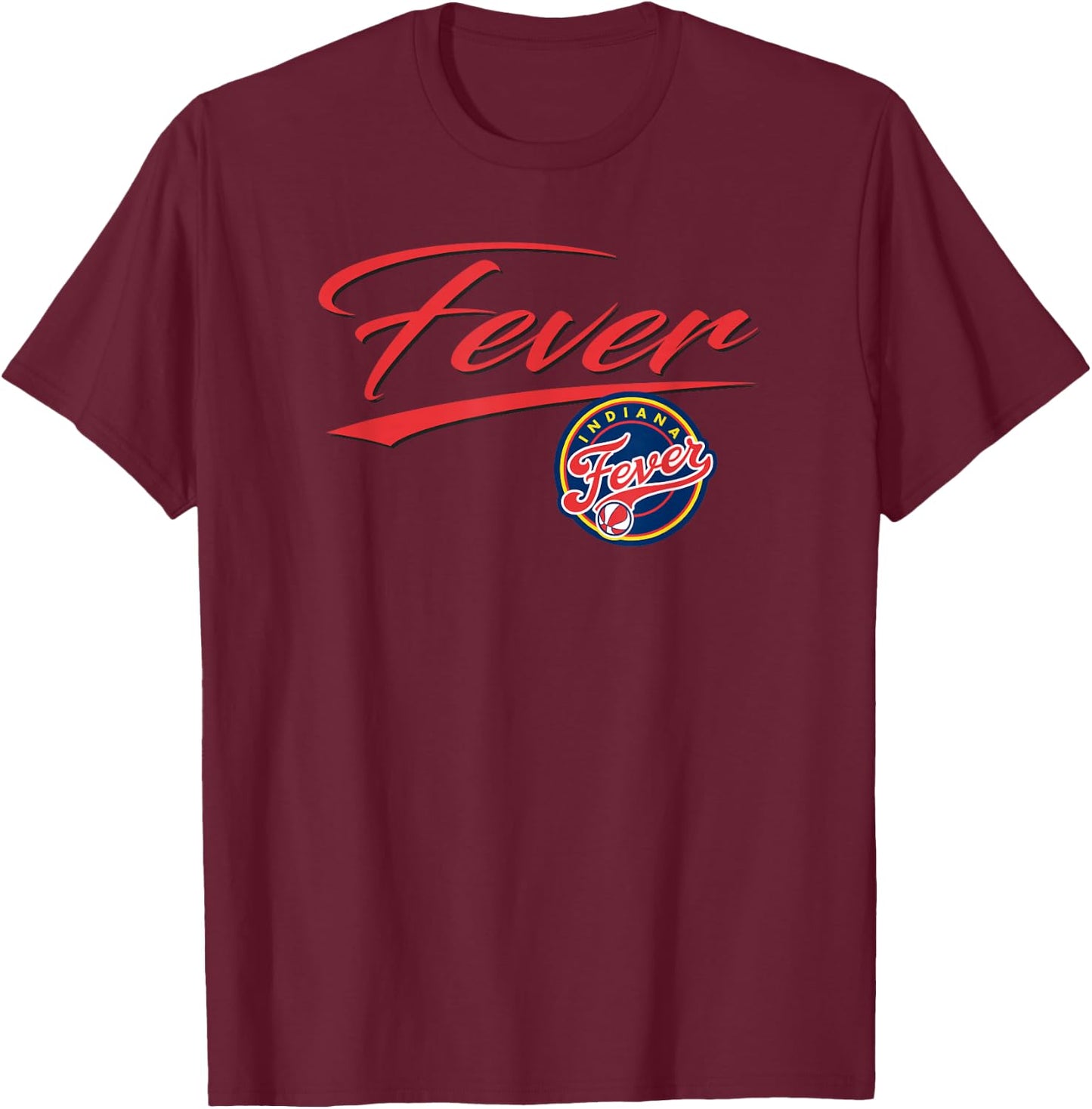 WNBA Indiana Fever Officially Licensed T-Shirt - T-Shirt | Maroon
