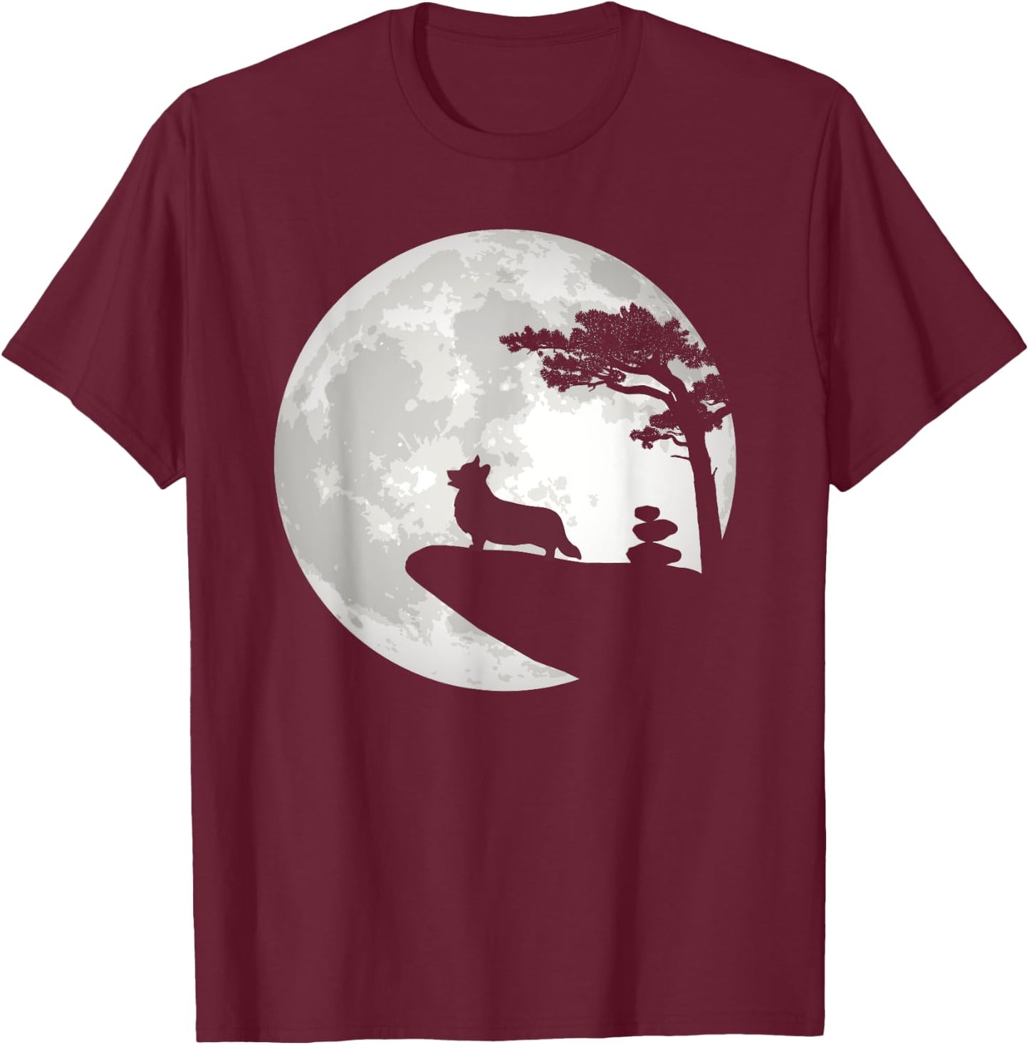 Funny & Cute Corgi Dog - Corgi Lover - Pembroke Welsh Corgi T-Shirt - T-Shirt | Maroon