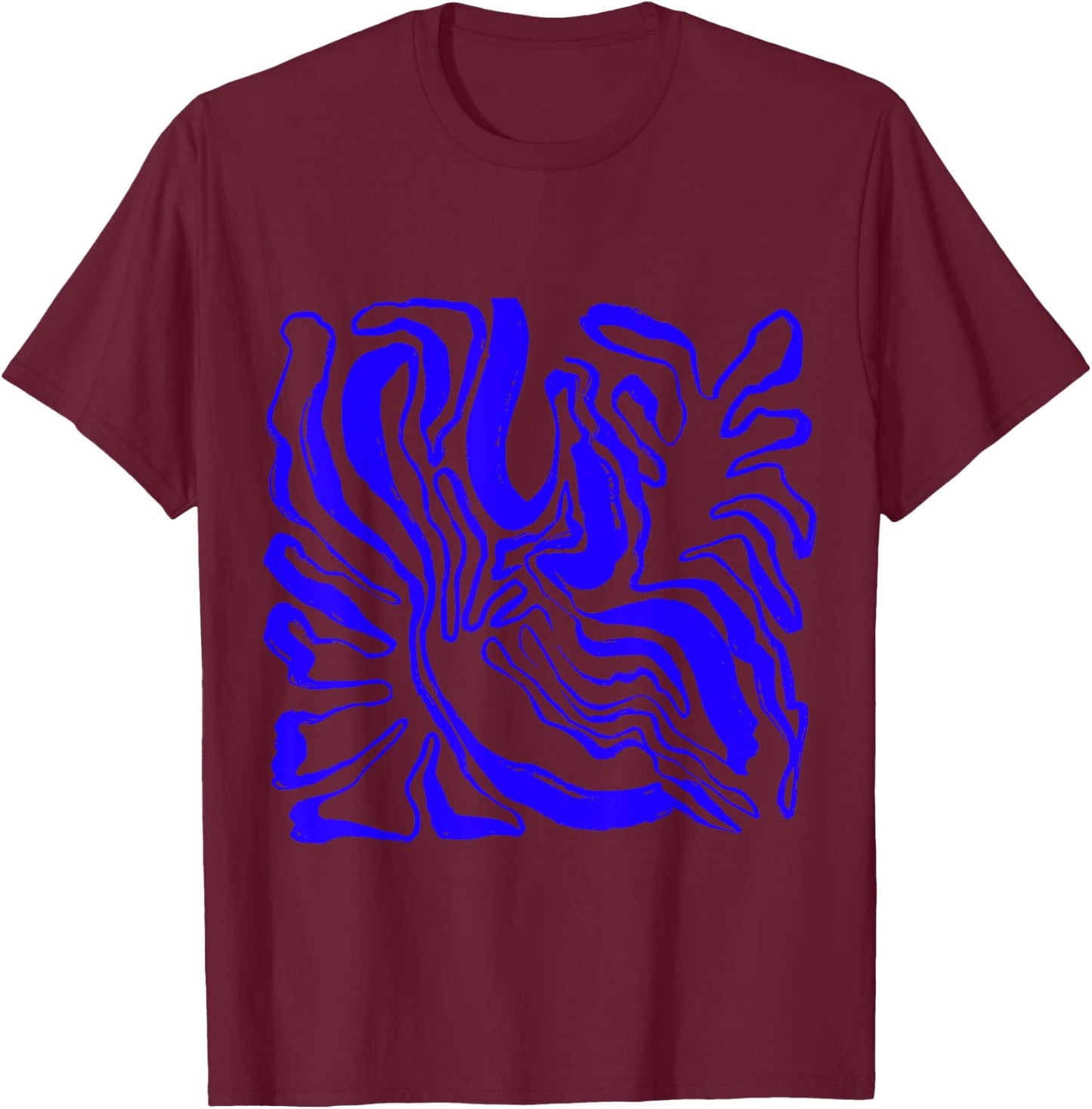 Matisse Artist Painting Aesthetic artificial flower Abstract T-Shirt - T-Shirt | Maroon