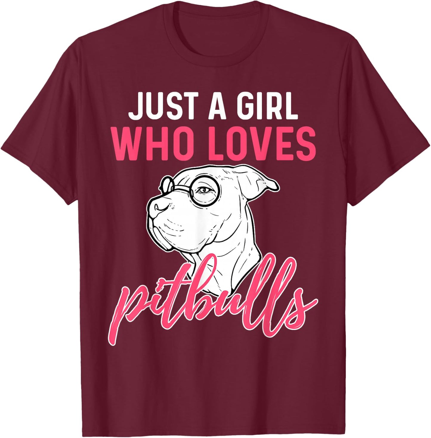 Pitbull T-Shirt - T-Shirt | Maroon