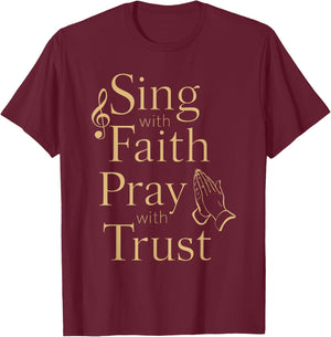 Choral music Religious singing Faith-based music Jesus Choir T-Shirt - T-Shirt | Maroon