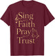 Choral music Religious singing Faith-based music Jesus Choir T-Shirt - T-Shirt | Maroon