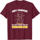 You Picked The Wrong Kid - Childhood Cancer Warrior Boy T-Shirt - T-Shirt | Maroon