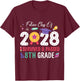 Future Class Of 2028 Student I Survived And Passed 8th Grade T-Shirt - T-Shirt | Maroon