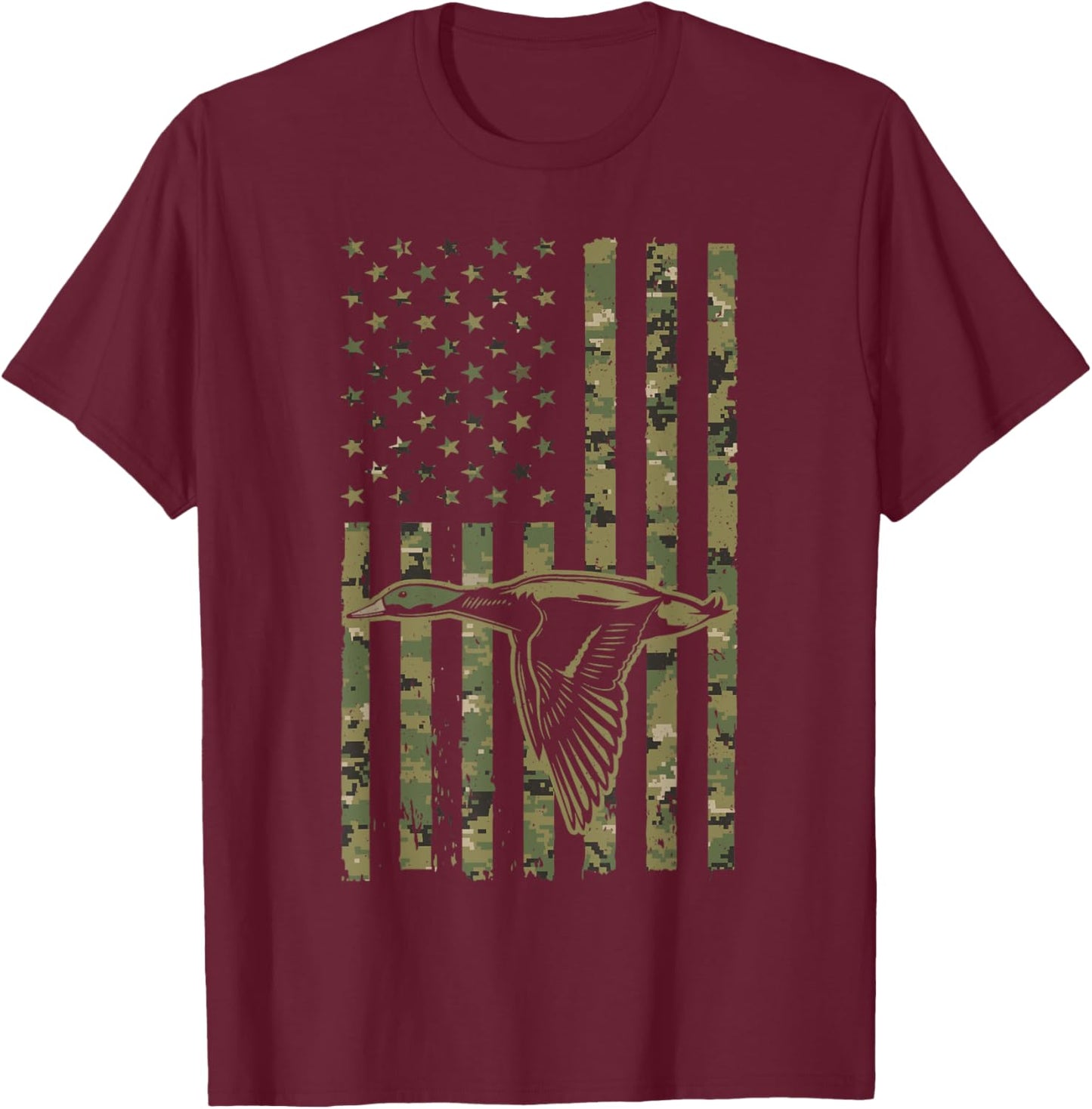 Cool Duck Hunting Design Women Wildlife Duck Hunter T-Shirt - T-Shirt | Maroon