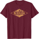 Retro Bermuda Souvenir Vintage Throwback Cruise T-Shirt - T-Shirt | Maroon