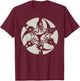 Okinawan Hajichi Traditional Bright Uchina Tattoo T-Shirt - T-Shirt | Maroon