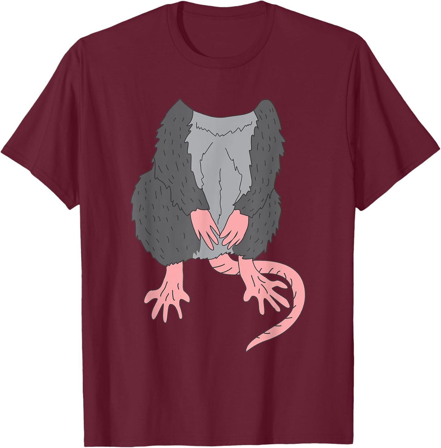 Headless Rat Funny Rat Lover Mouse Halloween T-Shirt - T-Shirt | Maroon