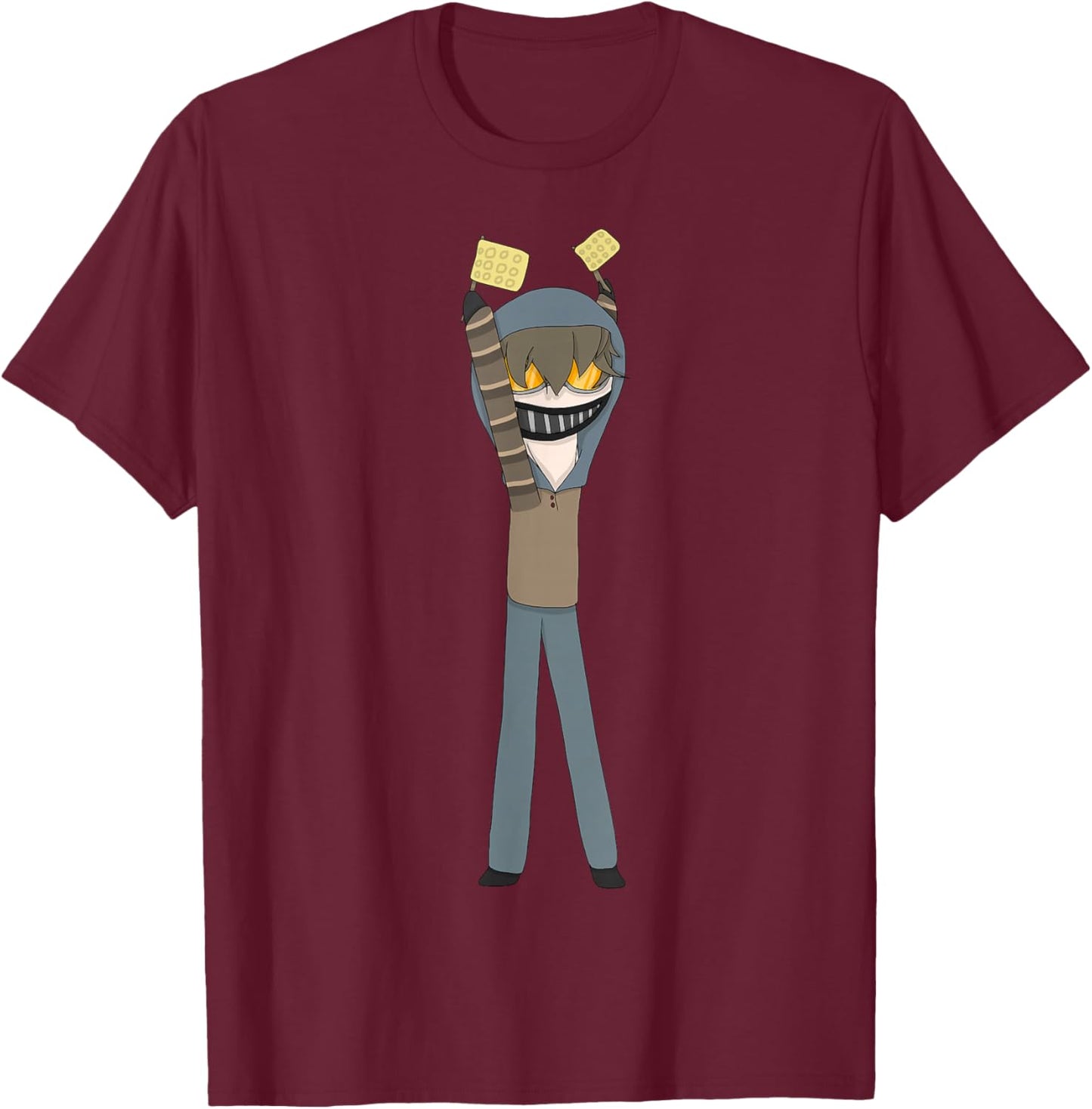 Ticci Toby T-Shirt - T-Shirt | Maroon