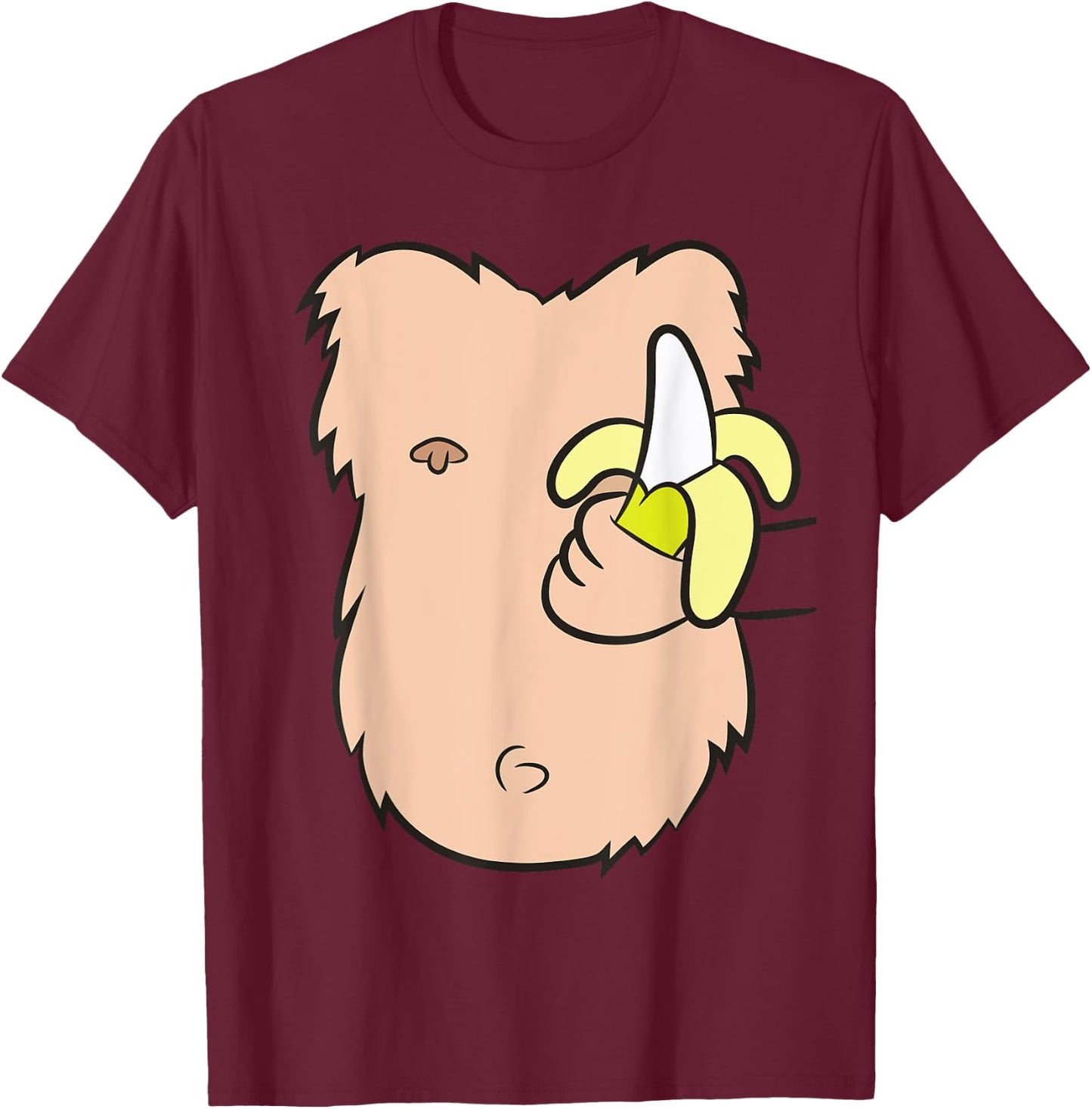 Funny Monkey Costume Gorilla Costume Monkey T-Shirt - T-Shirt | Maroon