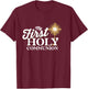 My First Holy Communion - Christian Catholic T-Shirt - T-Shirt | Maroon