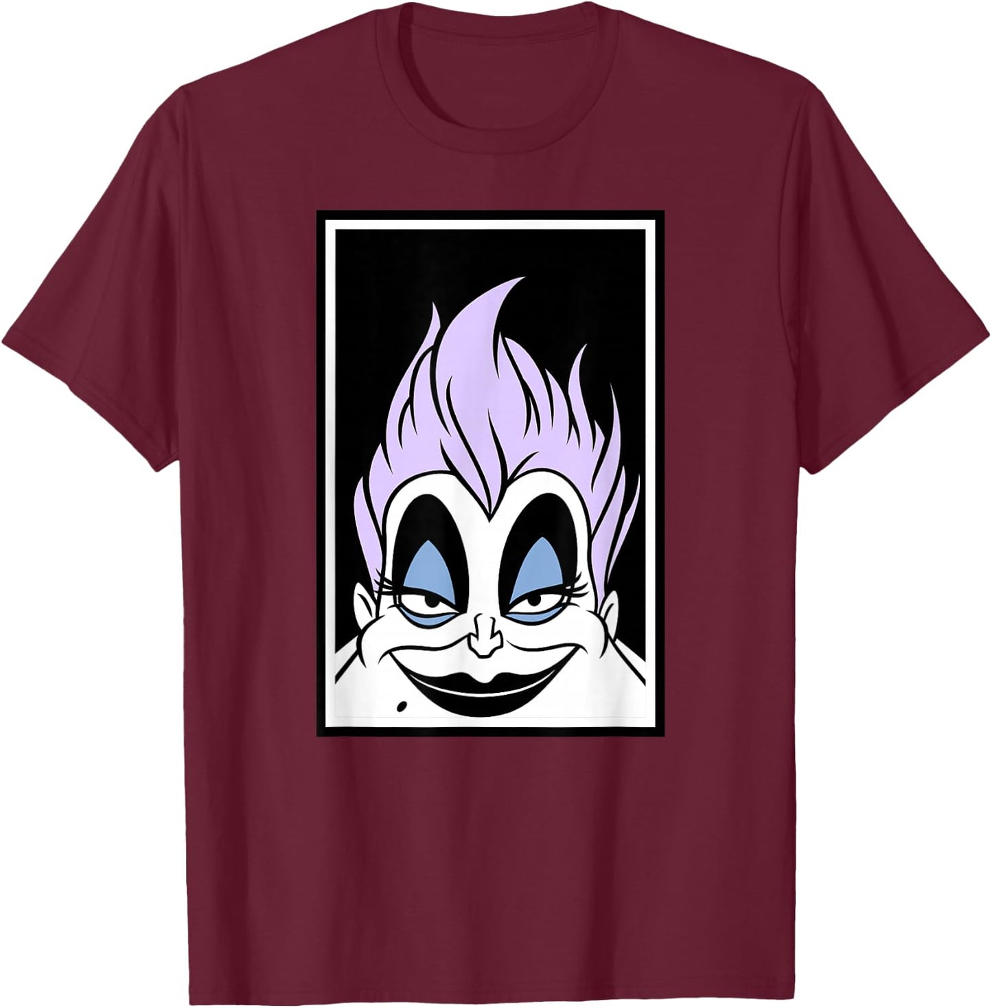 Disney - Little Mermaid Twisted Ursula T-Shirt - T-Shirt | Maroon