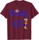 Best Birthday Clothes For Family Members - Daddy Of The Birthday Prince Boy Bday Party Idea - Black -Child Classic Fit Short Sleeve - Small T-Shirt - T-Shirt | Maroon