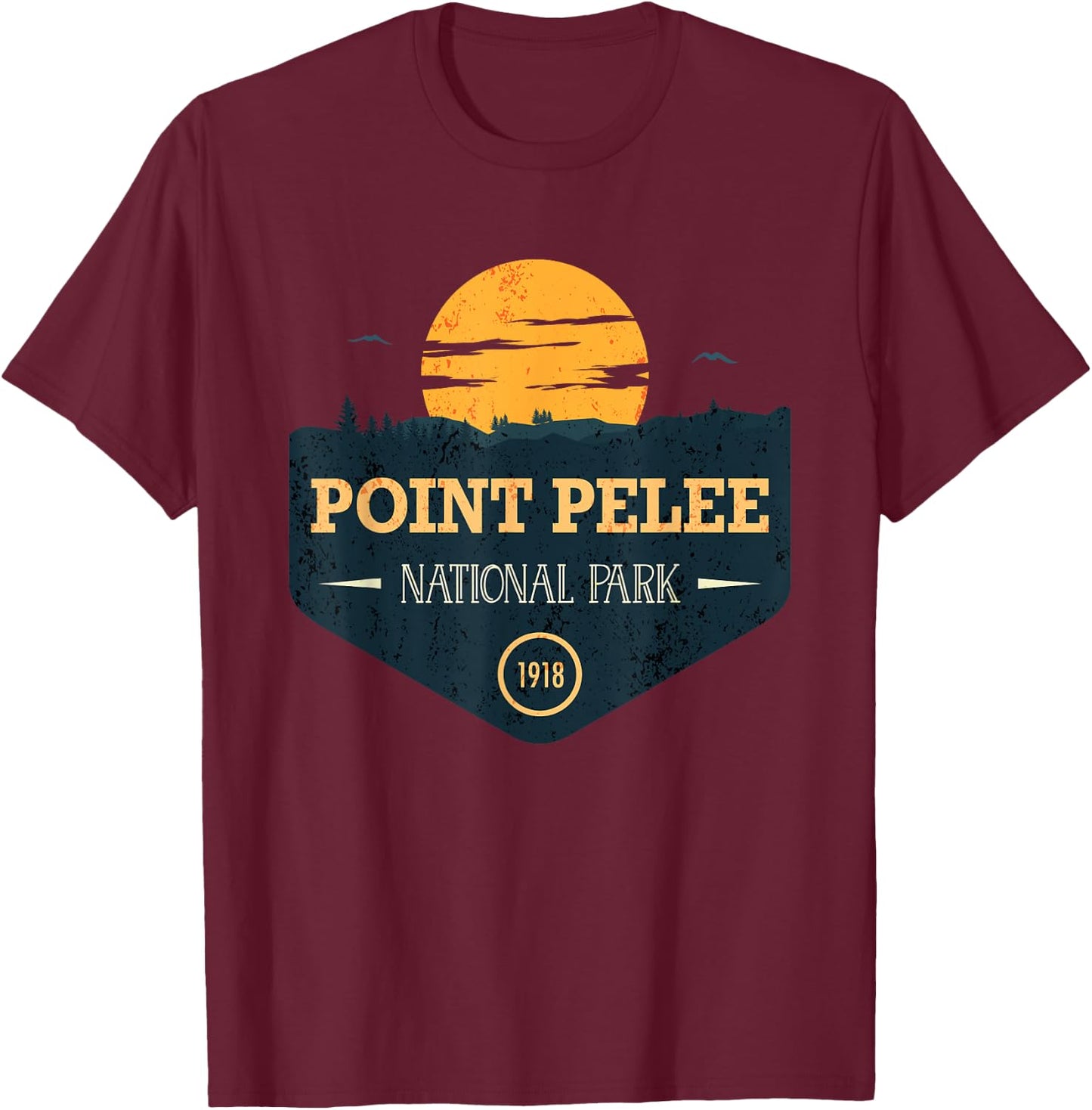 Point Pelee National Park Canada T-Shirt - T-Shirt | Maroon