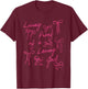 Pink Coquette Living Proof Of A Loving God T-Shirt - T-Shirt | Maroon