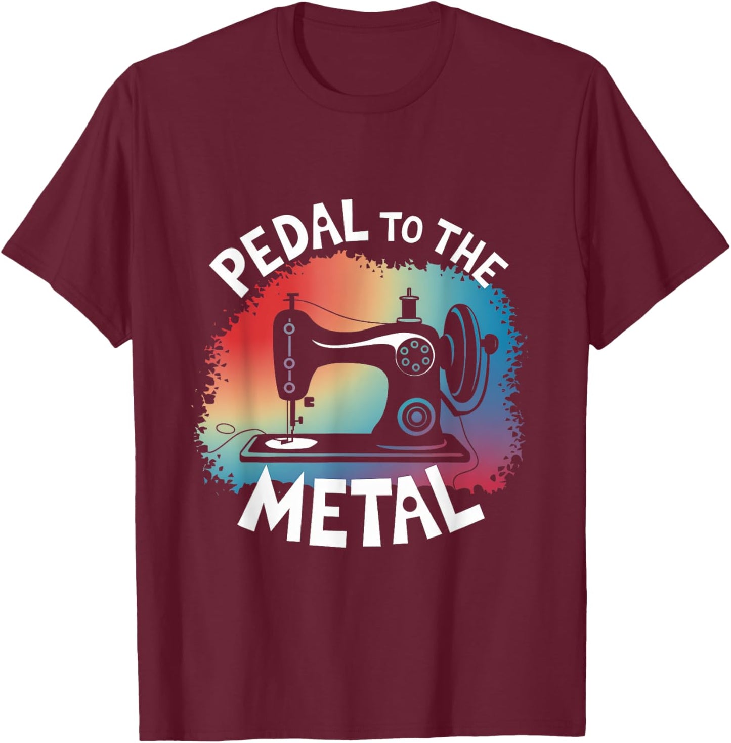Sewing Quilting Knitting Quilters Sewer Women Girls T-Shirt - T-Shirt | Maroon