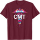 Certified Medication Technician CMT Medication Tech T-Shirt - T-Shirt | Maroon