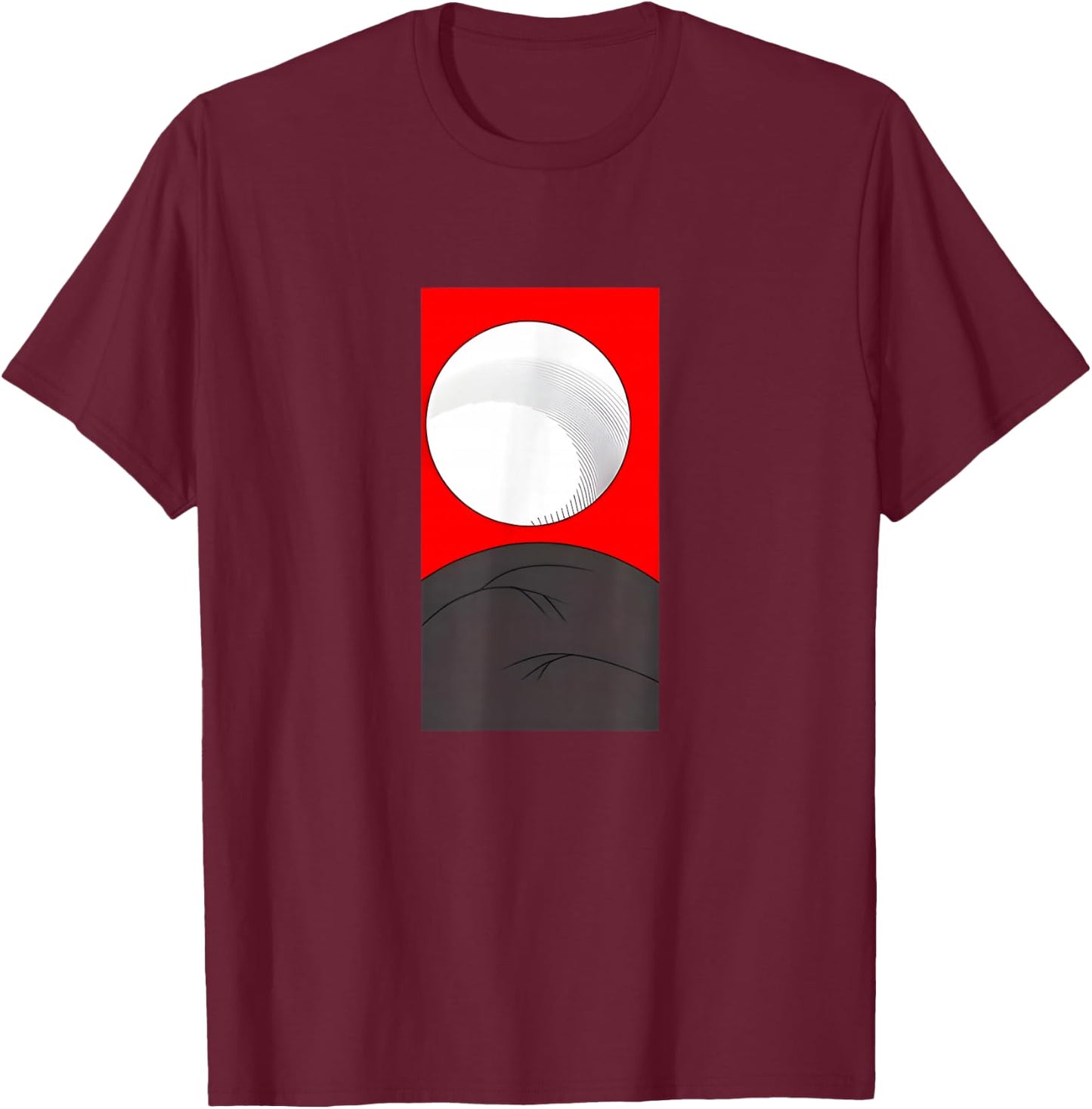 Hanafuda Japanese Vintage Cards Game Print T-Shirt - T-Shirt | Maroon