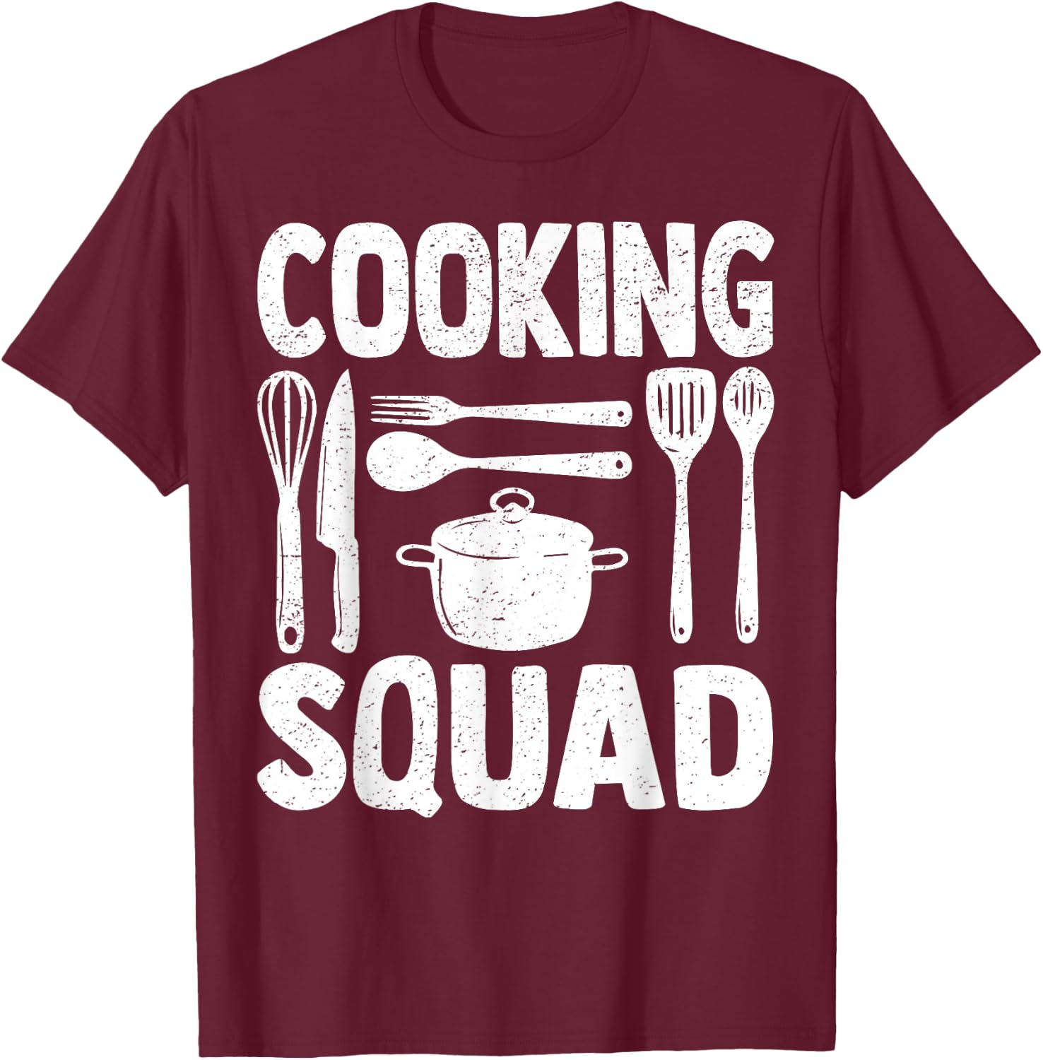 Cook Culinary Cooking Squad Team Kitchen Friends T-Shirt - T-Shirt | Maroon