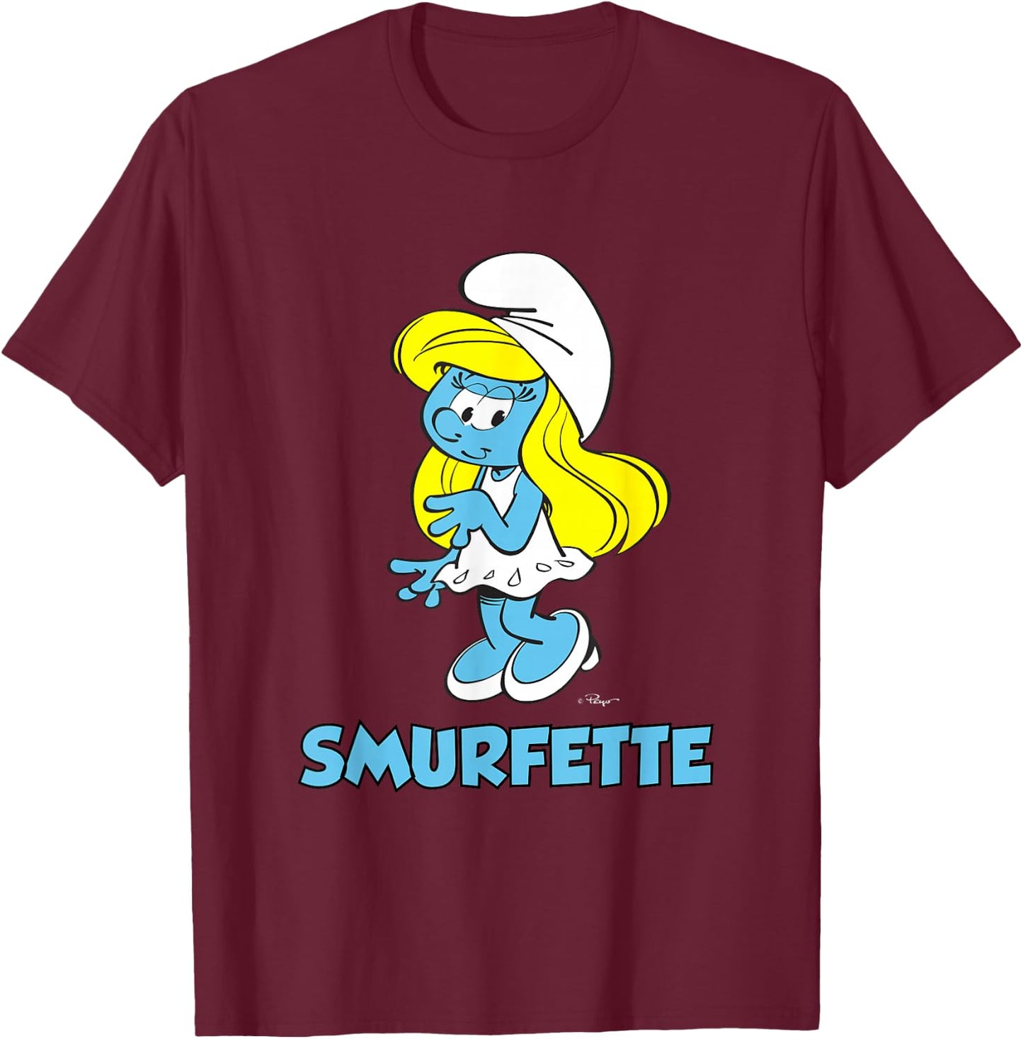 The Smurfs Smurfette T-Shirt - T-Shirt | Maroon