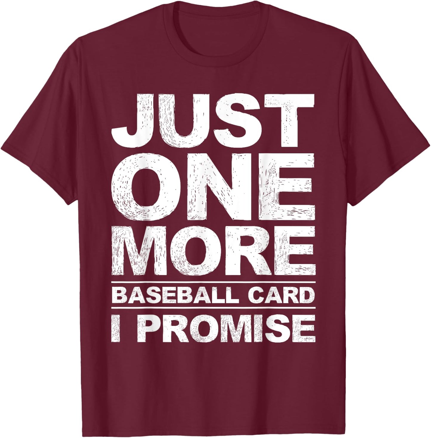 Funny Baseball Art For Baseball Card Collector Men Women Kid T-Shirt - T-Shirt | Maroon