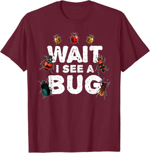 Funny Bug Women Insect Ladybug Science Entomologist T-Shirt - T-Shirt | Maroon