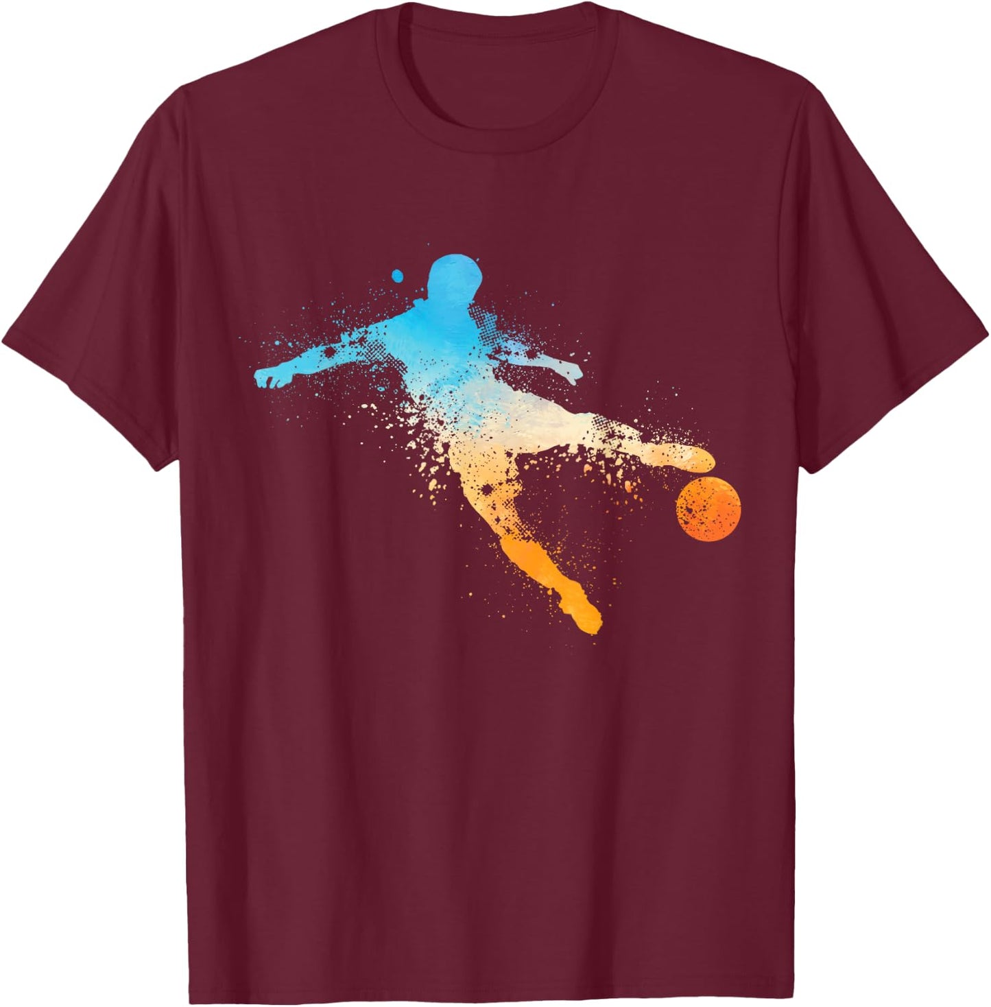 Soccer Splash Soccer Essentials for Boys Soccer Player T-Shirt - T-Shirt | Maroon