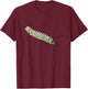 Monarch Caterpillar Monarch Caterpillar Shirt T-Shirt - T-Shirt | Maroon