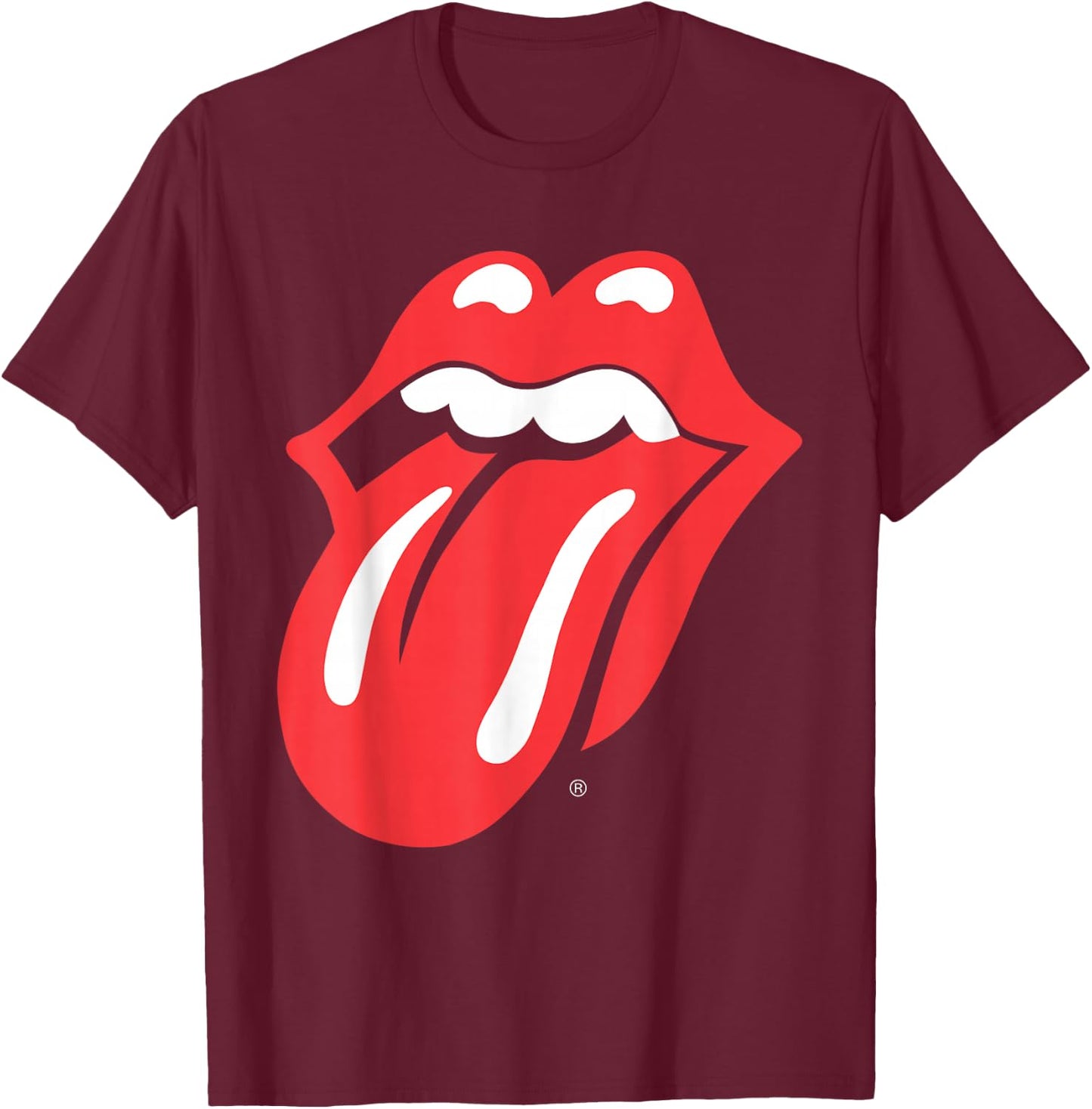 Rolling Stones Tongue Racerback Red and Black T-Shirt - T-Shirt | Maroon
