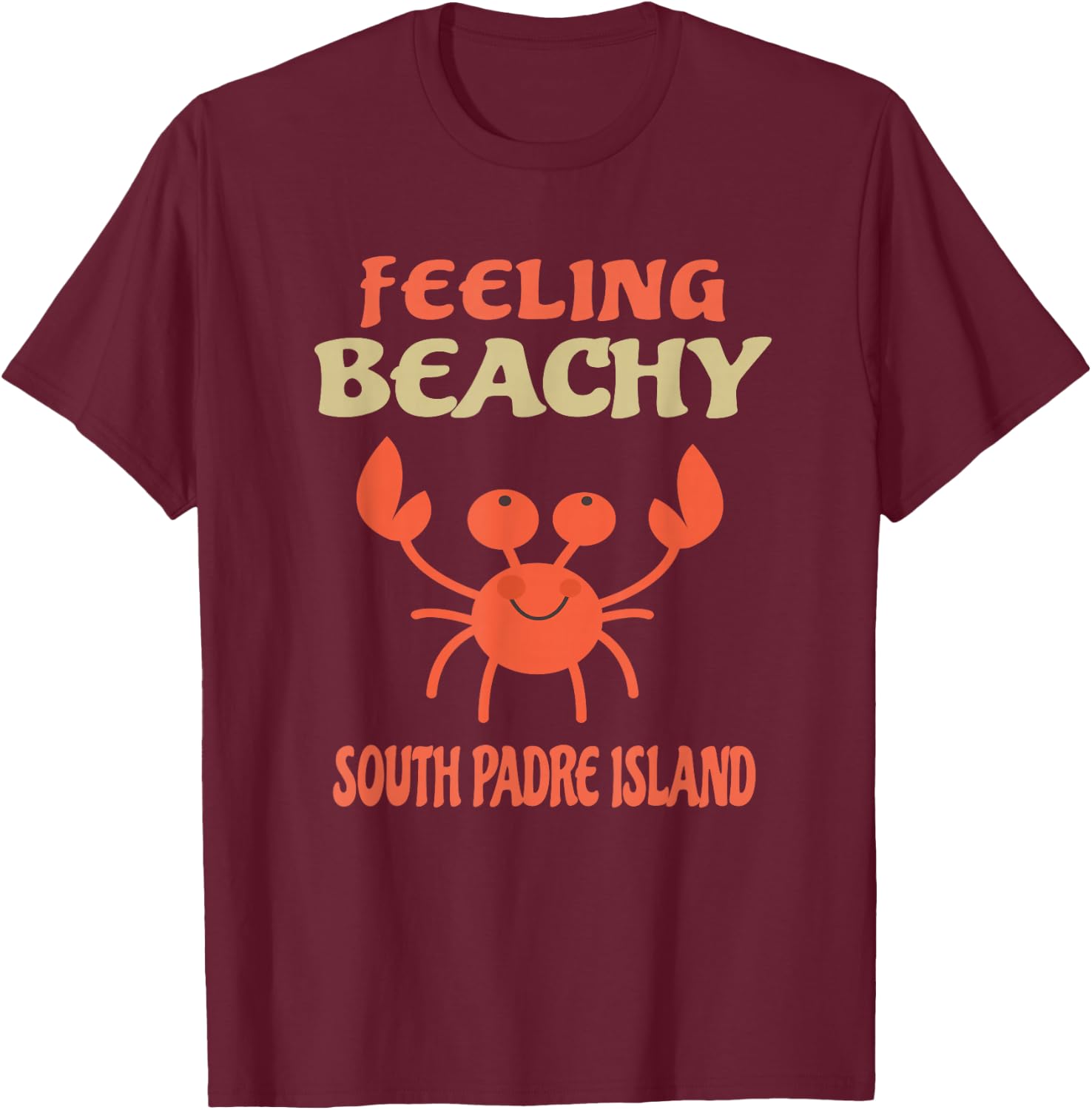 South Padre Island Vacation - Texas Family Trip T-Shirt - T-Shirt | Maroon