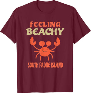 South Padre Island Vacation - Texas Family Trip T-Shirt - T-Shirt | Maroon