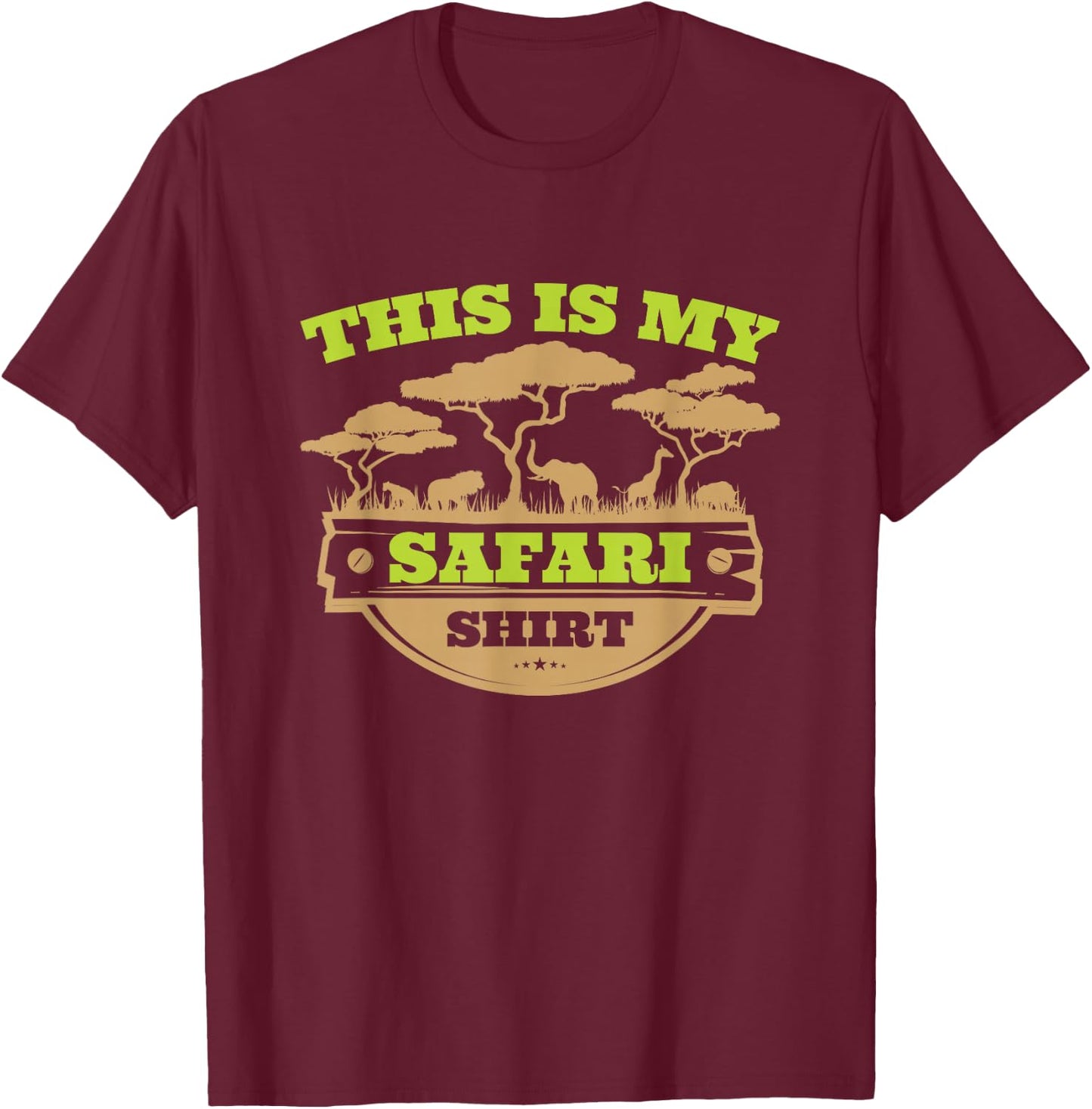 Safari Ranger Squad Toddler Teens T-Shirt - T-Shirt | Maroon