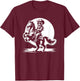 Cat Cowboy Cowgirl Country Western Meowdy Funny Cat T-Shirt - T-Shirt | Maroon