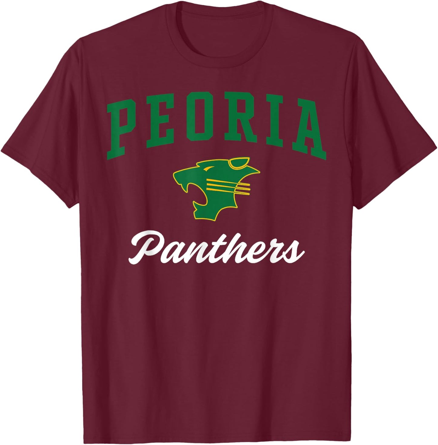 Peoria High School Panthers C3 T-Shirt - T-Shirt | Maroon