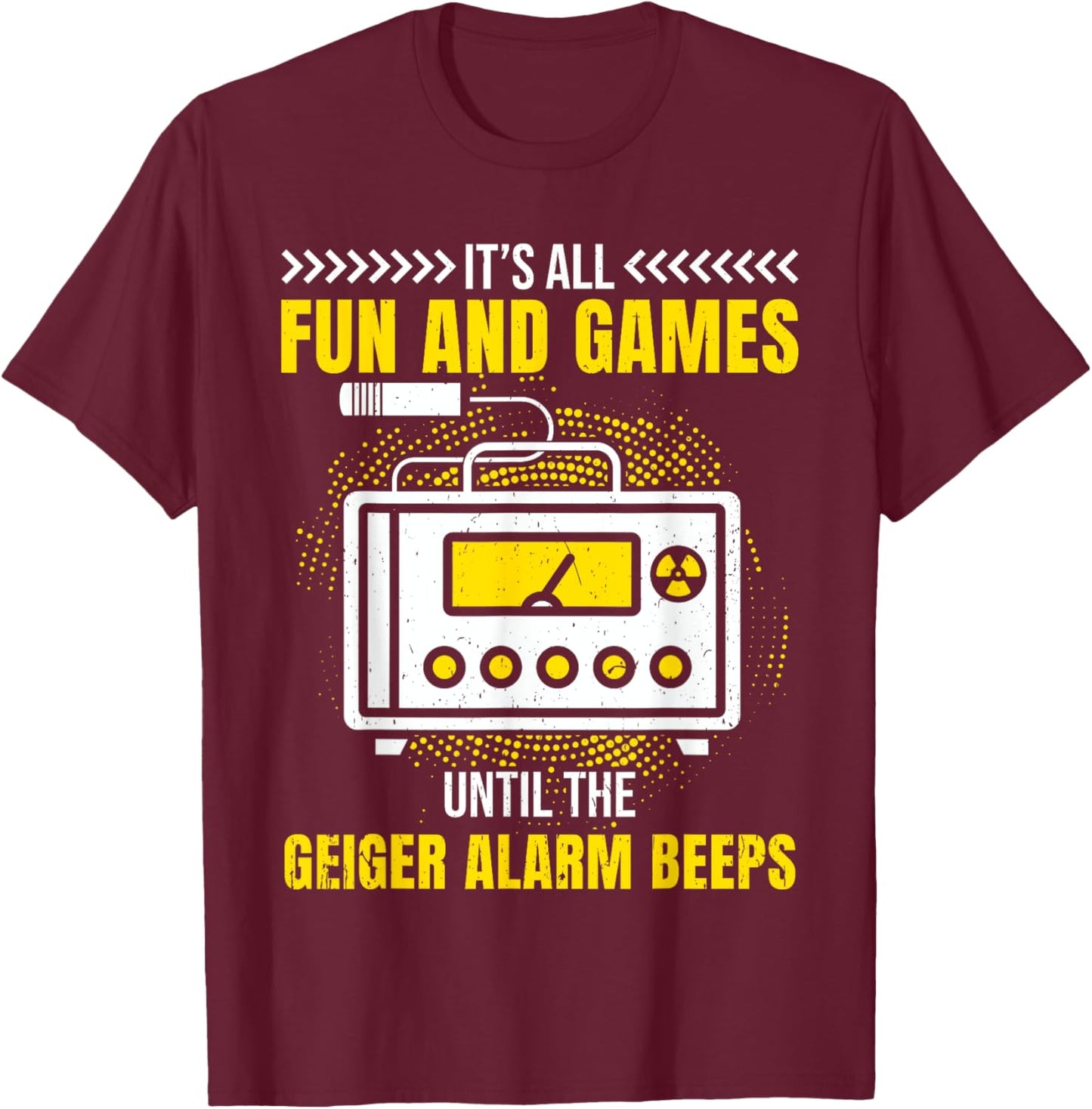 Funny Nuclear Engineer Nuclear power plant T-Shirt - T-Shirt | Maroon