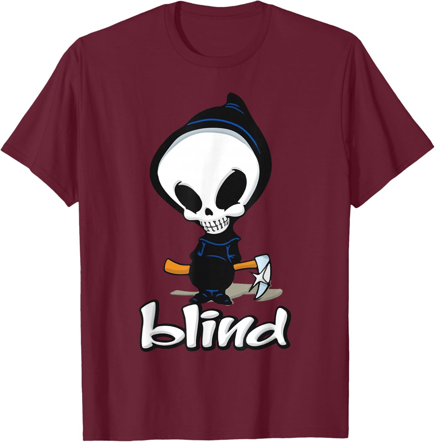 Blind Grim Reaper T-Shirt - T-Shirt | Maroon