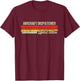 Vintage Aircraft Dispatcher Limited Edition T-Shirt - T-Shirt | Maroon