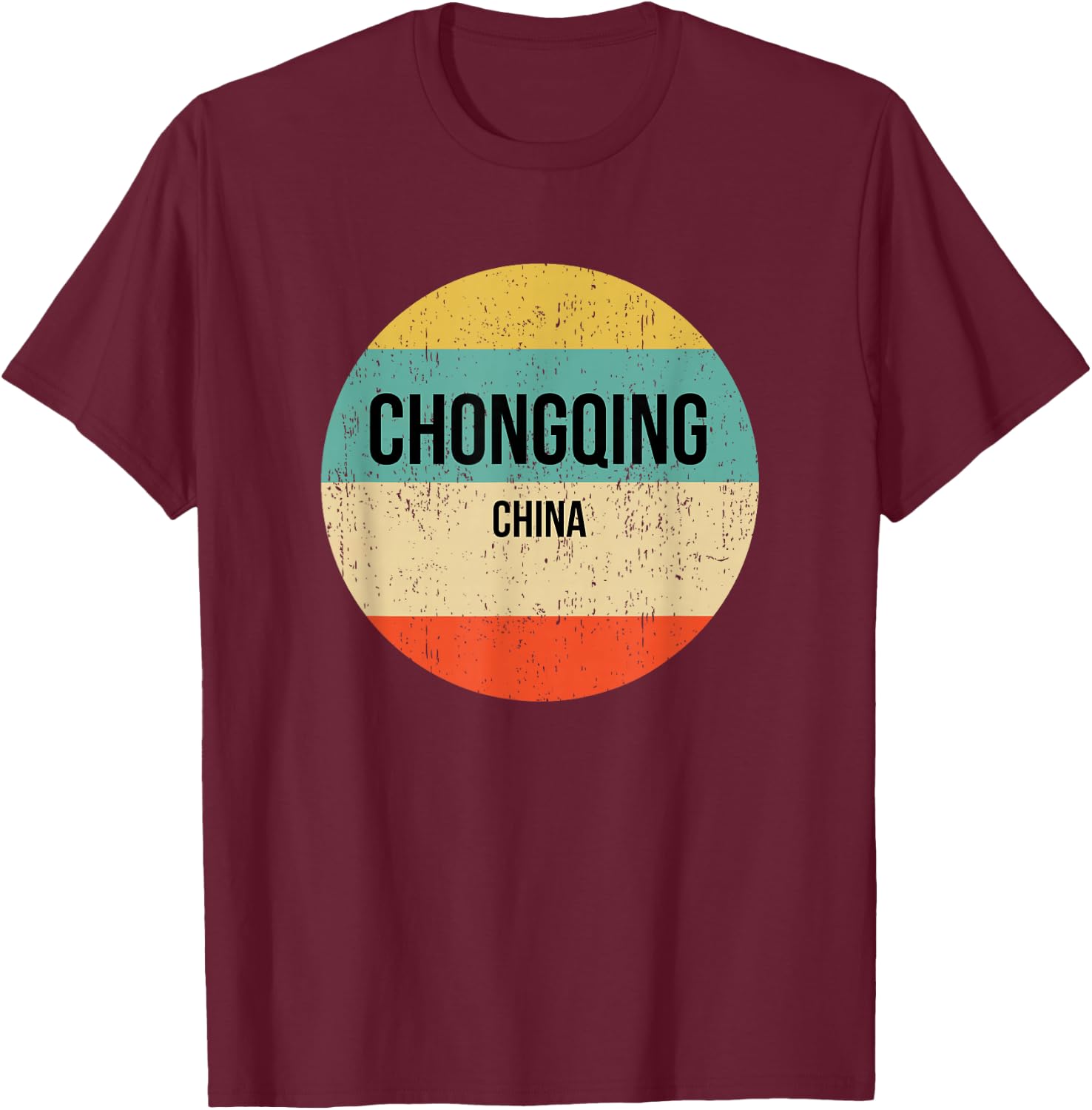 Chongqing China T-Shirt - T-Shirt | Maroon