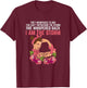 Strong Woman I Am The Storm Breast Cancer Warrior Awareness T-Shirt - T-Shirt | Maroon