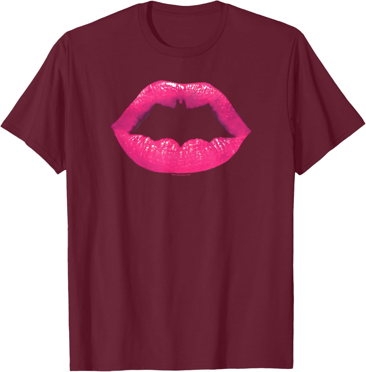 Batman Bat Kiss T-Shirt - T-Shirt | Maroon
